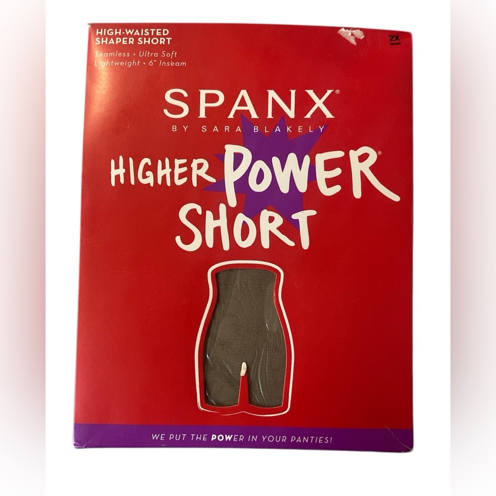 New Spanx Higher Power Short Size 2X Taupe